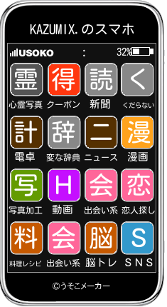 KAZUMIX.のスマホメーカー結果