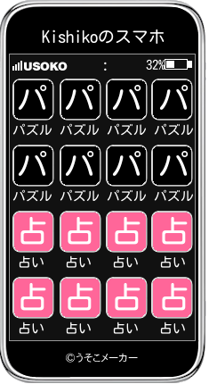 Kishikoのスマホメーカー結果