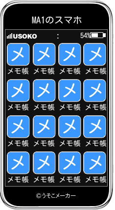 MA1のスマホメーカー結果