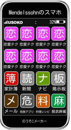 Mendelssohnのスマホメーカー結果