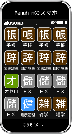 Menuhinのスマホメーカー結果