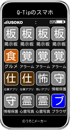 Q-Tipのスマホメーカー結果