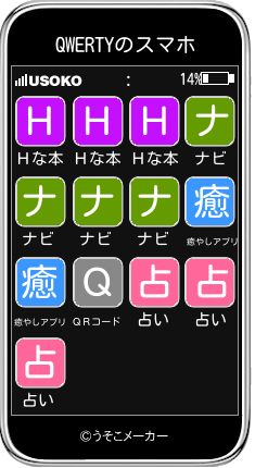 QWERTYのスマホメーカー結果