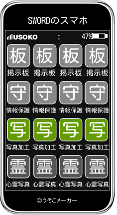 SWORDのスマホメーカー結果