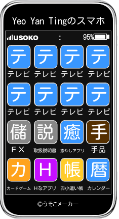 Yeo Yan Tingのスマホメーカー結果