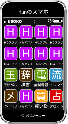 funのスマホメーカー結果