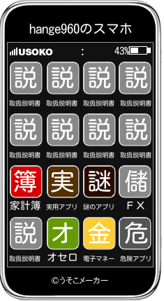 hange960のスマホメーカー結果