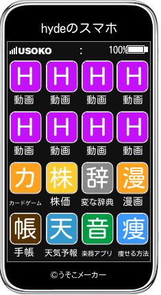 hydeのスマホメーカー結果