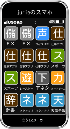 jurieのスマホメーカー結果