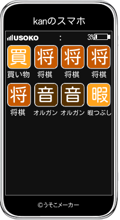 kanのスマホメーカー結果
