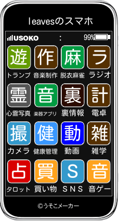 leavesのスマホメーカー結果