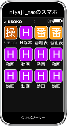 miyaji_maoのスマホメーカー結果