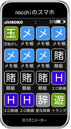 nocchiのスマホメーカー結果