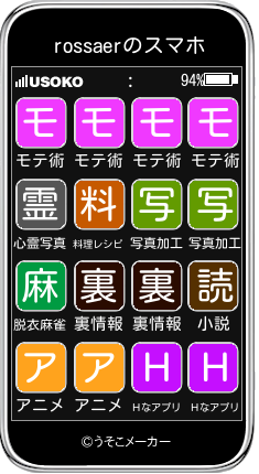 rossaerのスマホメーカー結果