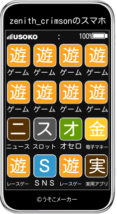 zenith_crimsonのスマホメーカー結果
