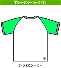 中村雅俊のTシャツメーカー2011結果