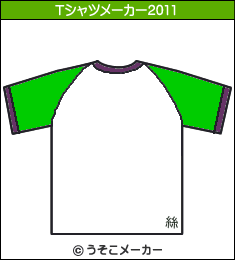 寺島しのぶのTシャツメーカー2011結果
