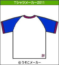 禹のTシャツメーカー2011結果