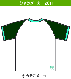竹内まりやのTシャツメーカー2011結果