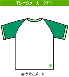 西川のりおのTシャツメーカー2011結果