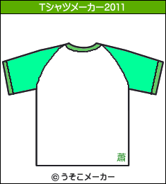 高橋克実のTシャツメーカー2011結果