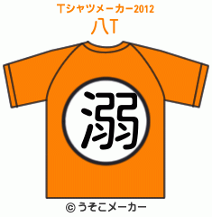 八のTシャツメーカー2012結果