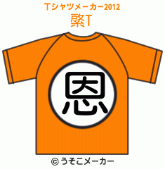 綮のTシャツメーカー2012結果