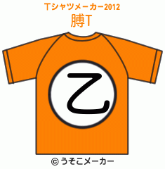 膊のTシャツメーカー2012結果