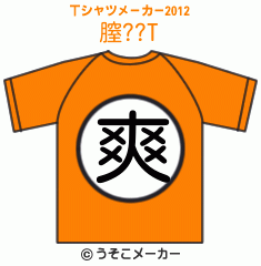 膣??のTシャツメーカー2012結果