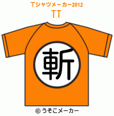 TのTシャツメーカー2012結果