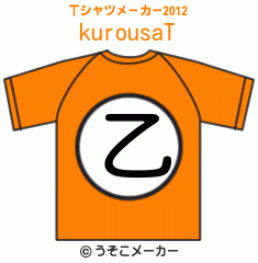 kurousaのTシャツメーカー2012結果