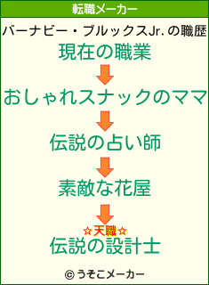 バーナビー・ブルックスJr.の転職メーカー結果