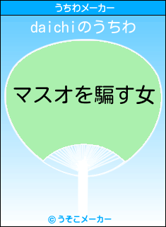 daichiのうちわメーカー結果