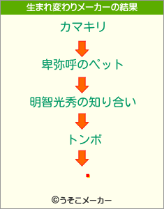 žの生まれ変わりメーカー結果