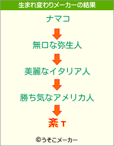 紊тの生まれ変わりメーカー結果