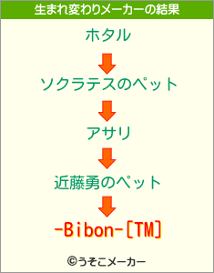 -Bibon-[TM]の生まれ変わりメーカー結果