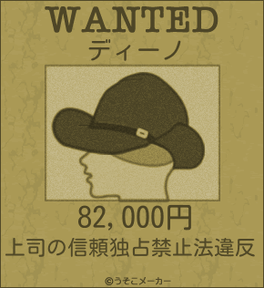 ディーノのウォンテッドメーカー結果