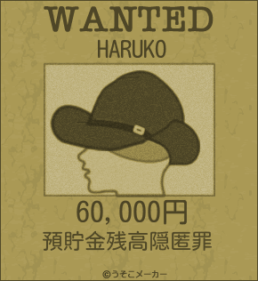 HARUKOのウォンテッドメーカー結果