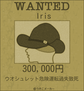 Irisのウォンテッドメーカー結果