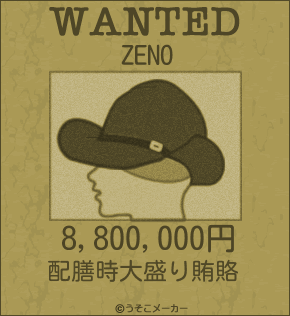 ZENOのウォンテッドメーカー結果