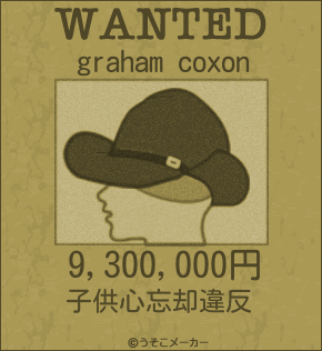 graham coxonのウォンテッドメーカー結果