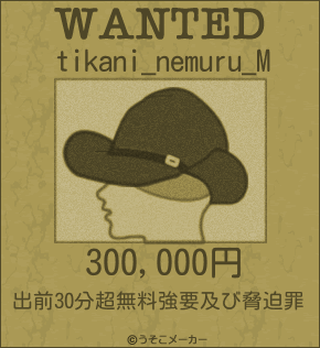 tikani_nemuru_Mのウォンテッドメーカー結果