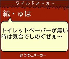 絨鎘ゅのワイルドメーカー結果