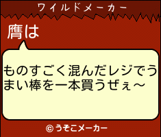 膺のワイルドメーカー結果