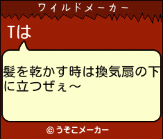 Tのワイルドメーカー結果